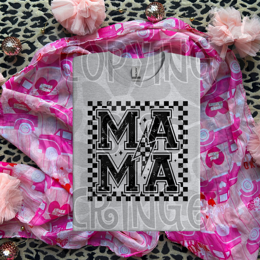 Checkered Mama Grid-DTF TRANSFER (CFD)