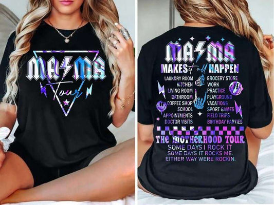 Purple Mama Tour - DTF TRANSFER (front and back included)