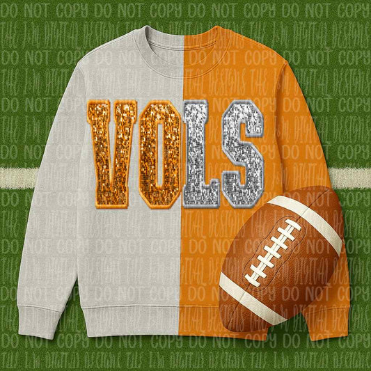 Vols 2 ; sequin split - DTF TRANSFER (JMD)