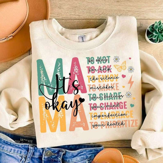 Mama It's Okay - DTF TRANSFER