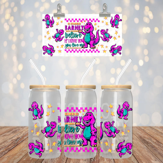 Barney - UV dtf wrap 16oz libbey (PHDC MY25)