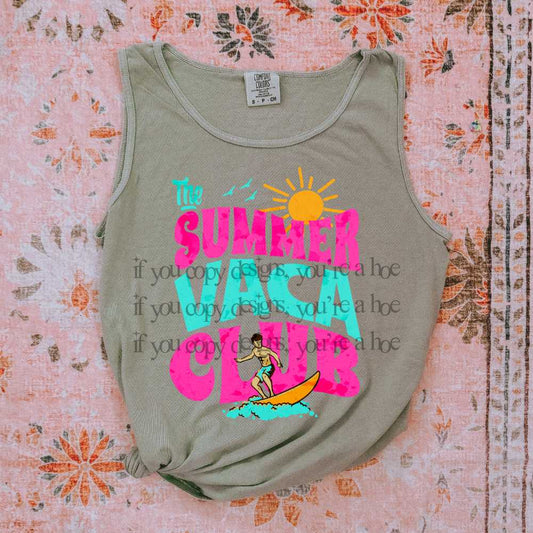 Summer Vaca Club - DTF TRANSFER (SAVED)