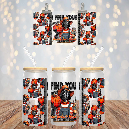 Lack Of Pumpkin Spice - UV dtf wrap 16oz libbey : TED