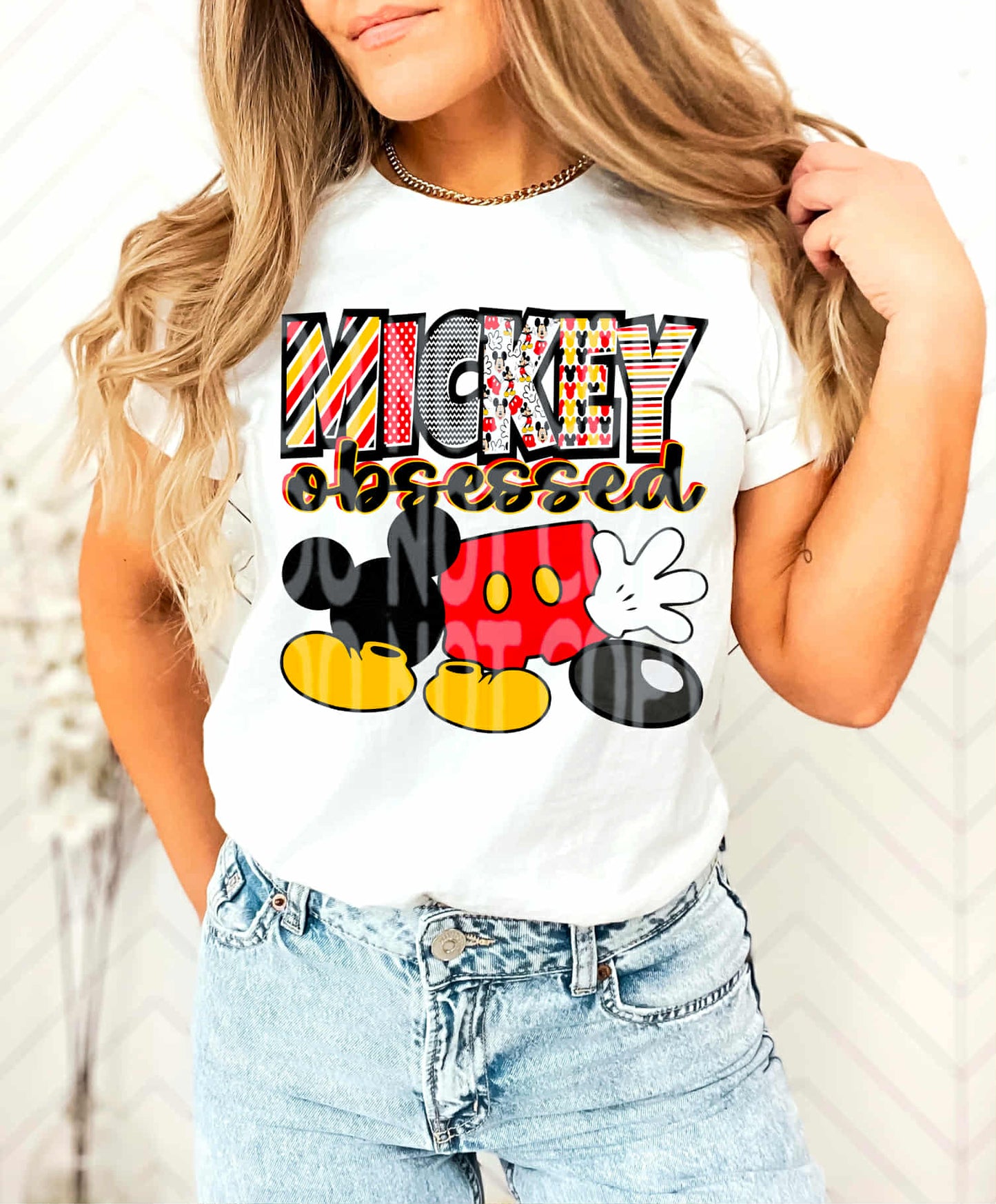 Mouse obsessed - DTF TRANSFER (DDV)