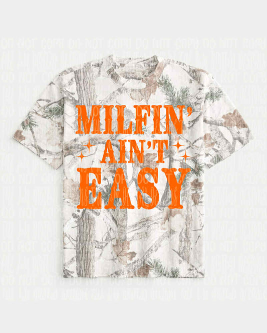 MILFin ain't easy - DTF TRANSFER (JMD)
