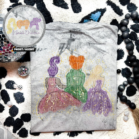 Hocus Pocus backs glitter accents - DTF TRANSFER (TCC)