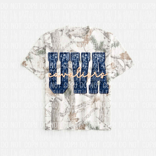Cavaliers faux sequin - DTF TRANSFER (JMD)