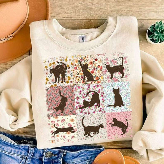 Cat Blocks - DTF TRANSFER