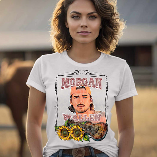 Morgan Wallen mw - DTF TRANSFER ONLY (DDV)