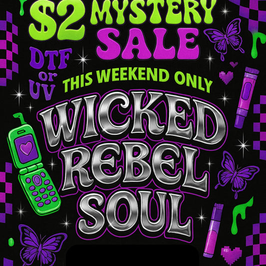$2 Mystery Prints! DTF, UV DTF, Wraps, Decals