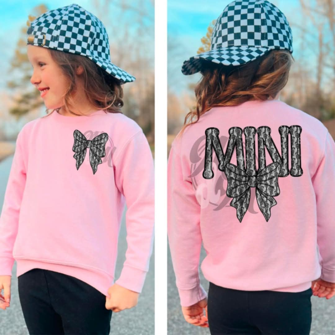 Mini Lace Bow-DTF TRANSFER (MMD/F25)