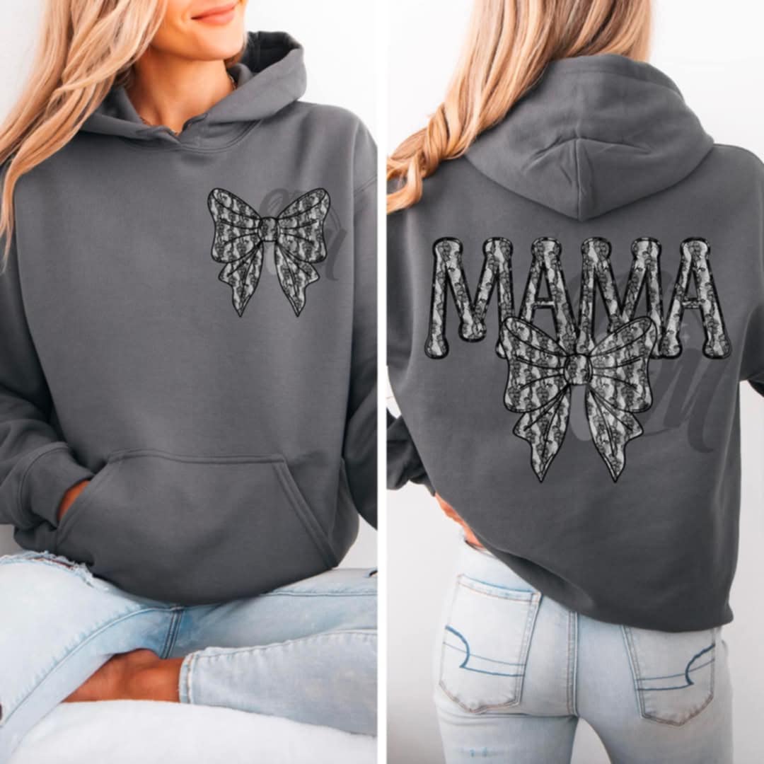 Mama Lace Bow-DTF TRANSFER (MMD/F25)