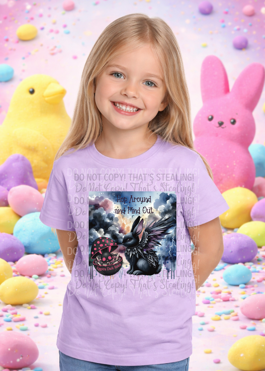 Hop around find out dark-DTF TRANSFER (PEEPSHOW)