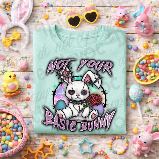 Not your basic bunny-DTF TRANSFER (PEEPSHOW)