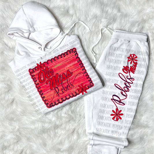 Rebels football framed - DTF TRANSFER (SMD AU25)