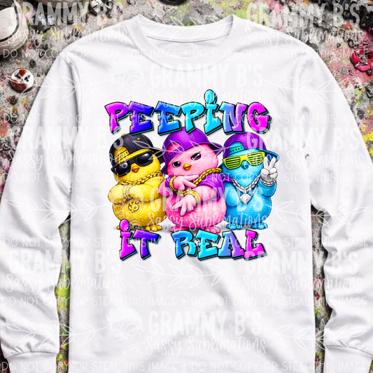 Peepin it real-DTF TRANSFER (PEEPSHOW)