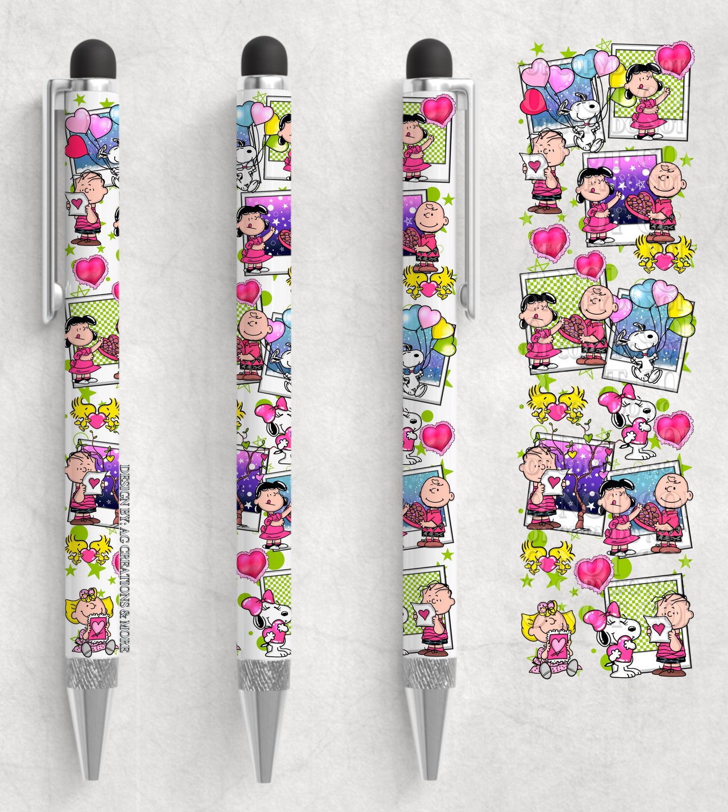 CB Photographs  ; UV DTF pen wrap (AGCM)