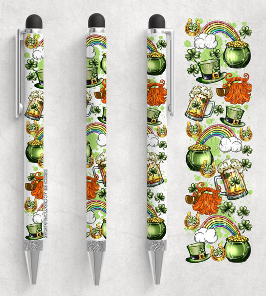 Saint Patrick's Day ; UV DTF pen wrap (AGCM)