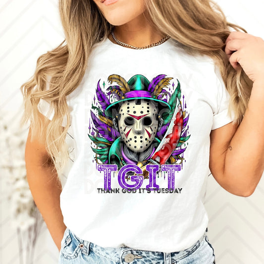 TGIT Mardi Gras - DTF TRANSFER (SSDD)