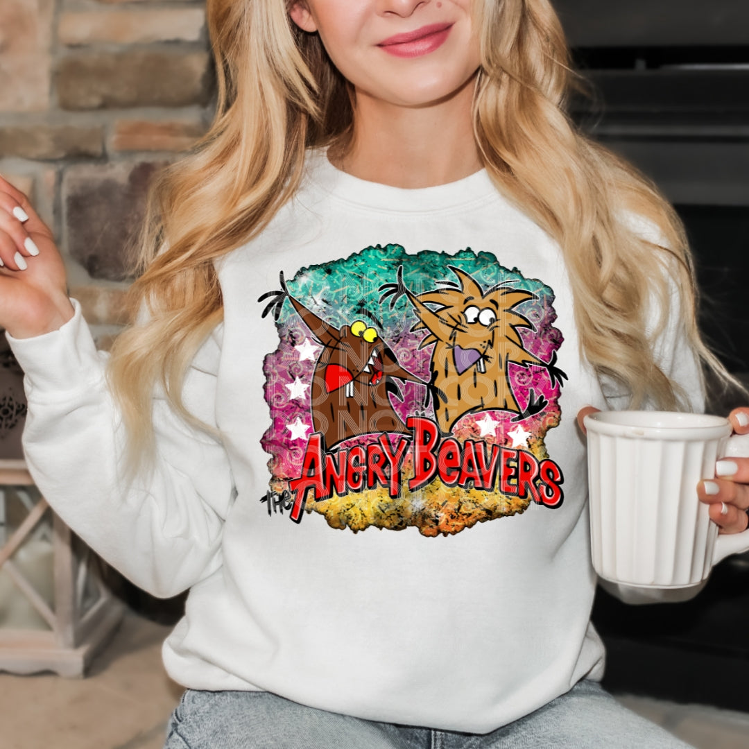 Angry Beavers ; DTF TRANSFER ; Throwback Collab Vol 2 (SSD,RHD,CST)