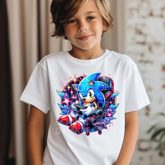 Sonic Gamer - DTF TRANSFER (SSDD)