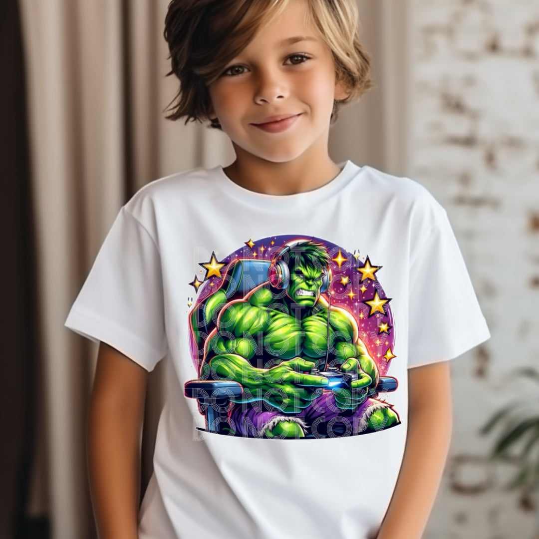 Hulk Gamer - DTF TRANSFER (SSDD)