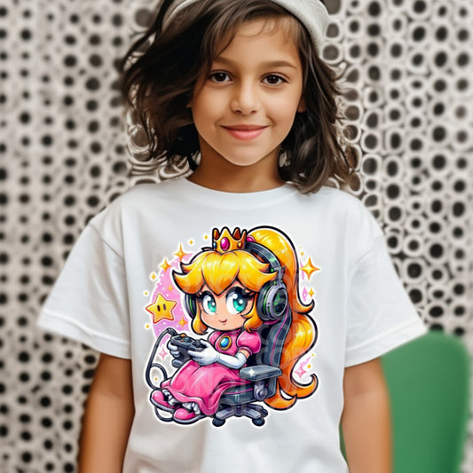 Princess Peach Gamer - DTF TRANSFER (SSDD)