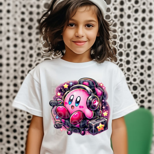 Kirby Gamer - DTF TRANSFER (SSDD)