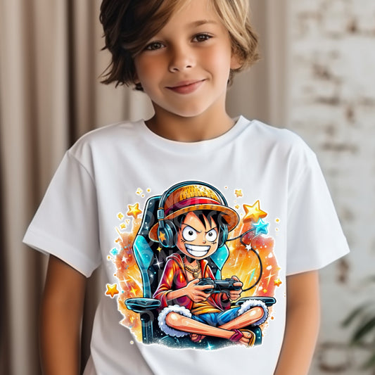 Monkey D Luffy Gamer - DTF TRANSFER (SSDD)