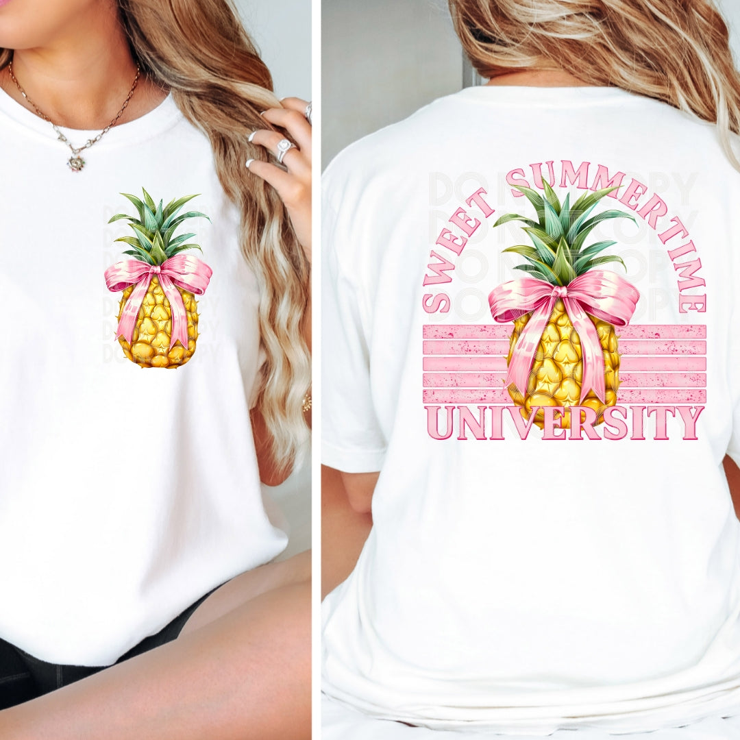 Sweet Summertime University - DTF TRANSFER (TED)