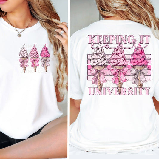 Keeping It Cool University - DTF TRANSFER (TED)