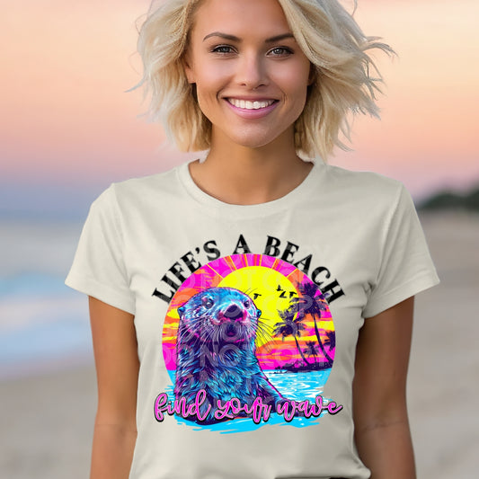 Life's A Beach - DTF TRANSFER (TED)