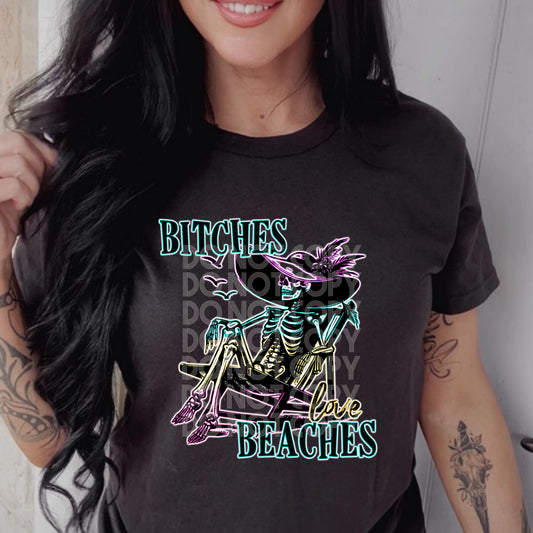 B!tche$ Love Beaches - DTF TRANSFER (DDV)