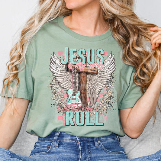Jesus Is My Rock - DTF TRANSFER (SSDD/KD HOLY ROLLERS COLLAB)