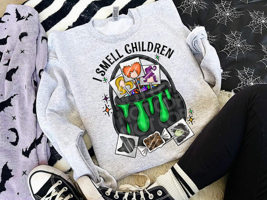 I smell children cauldron Hocus Pocus witches - DTF TRANSFER (SSDD)