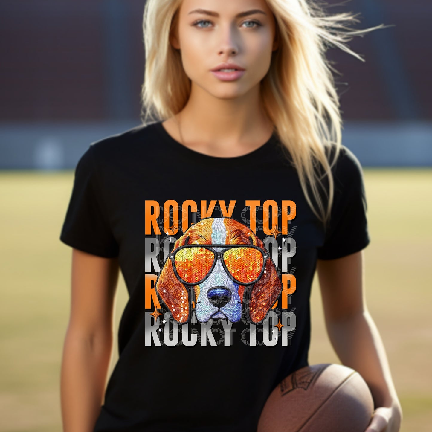 Rocky Top Vols faux sequin - DTF TRANSFER (SSDD)