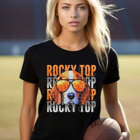 Rocky Top Vols faux sequin - DTF TRANSFER (SSDD)