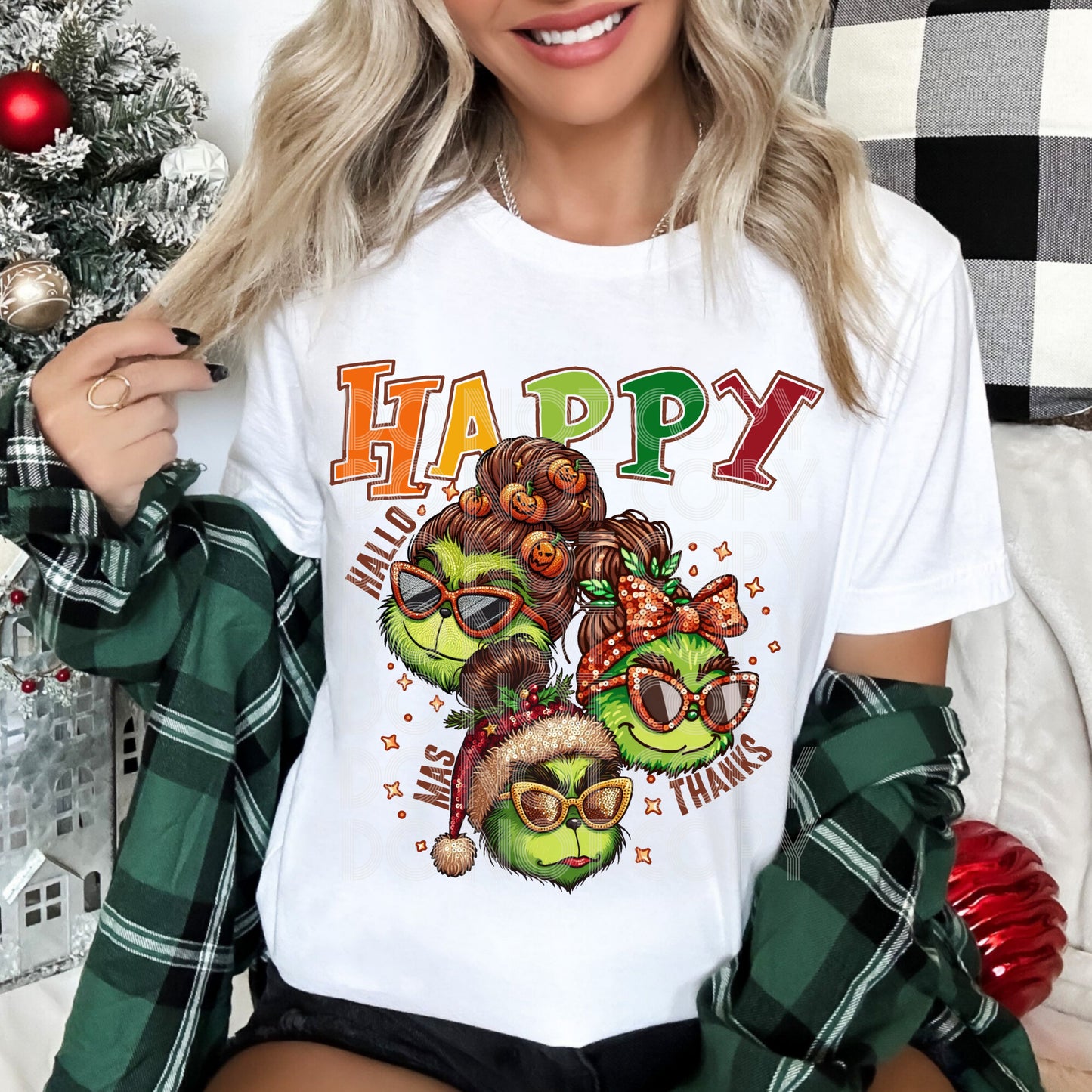 Hallothankmas Grouch - DTF TRANSFER (SSDD)