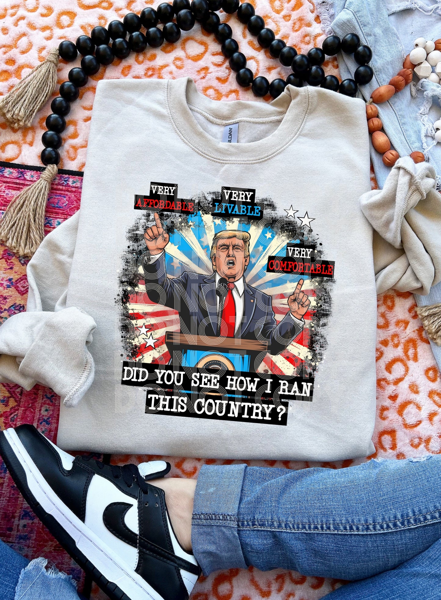 Did you see how I ran this country Trump - DTF TRANSFER (SSDD)