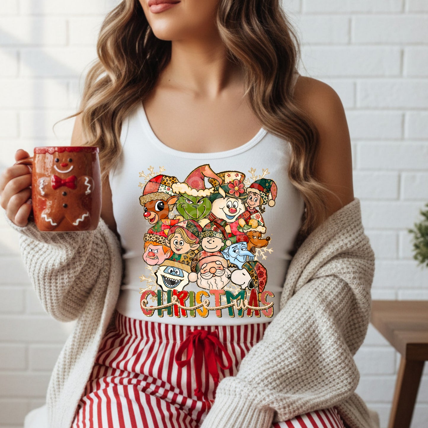 Christmas crew patchwork - (DTF TRANSFER) PHDC