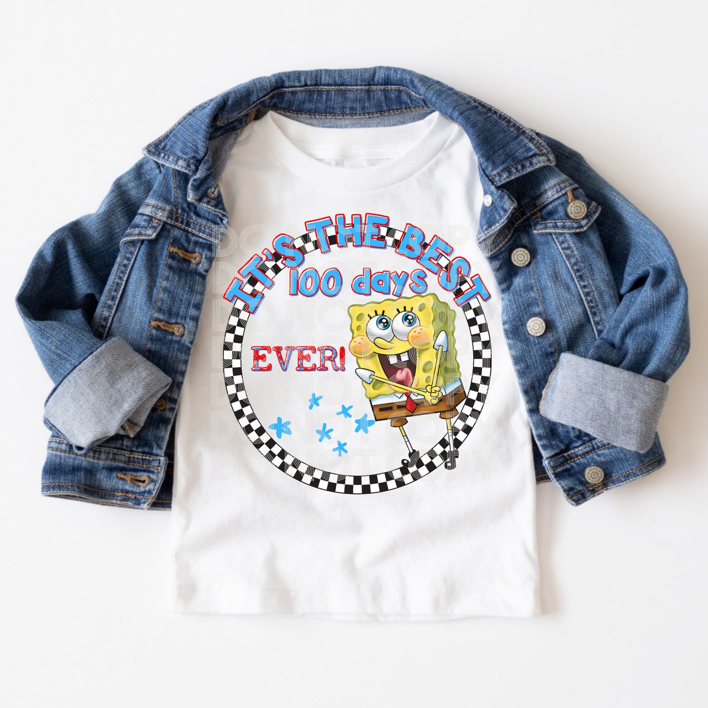 Best 100 days ever - DTF TRANSFER (100 days of growth school edition collab)