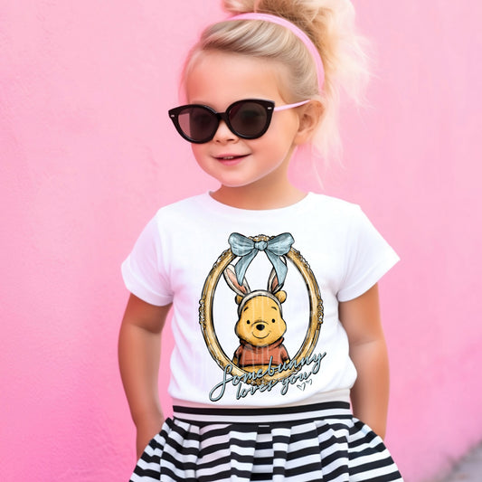 Honeybear some bunny loves you - DTF TRANSFER (Eggstravaganza multi designer collab)