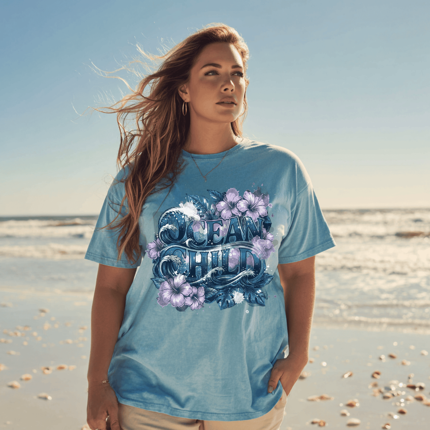 Ocean child - DTF TRANSFER (PVC) (Copy)