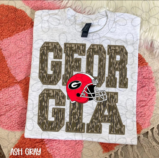 Georgia helmet camo - DTF TRANSFER (JMD)
