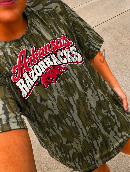 Razorbacks RETRO TAKEOVER - DTF TRANSFER (PVC)