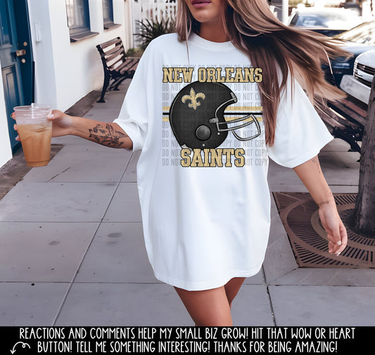 Saints football lines - DTF (CCDD)