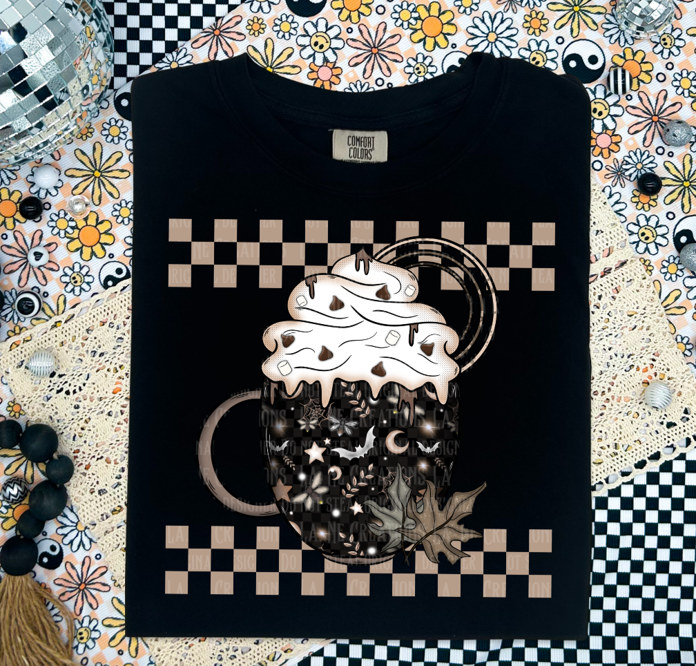 Spooky coffee - DTF TRANSFER (LCD)