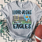 EAGLES ; I love Jesus and Football - DTF TRANSFER (SAL JUNE25)