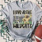 WILDCATS ; I love Jesus and Football - DTF TRANSFER (SAL JUNE25)