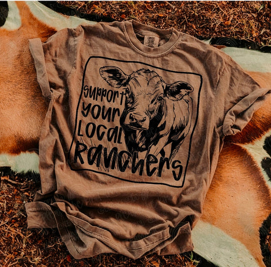 Support your local youth in ranchers cow - (DTF TRANSFER) SAL
